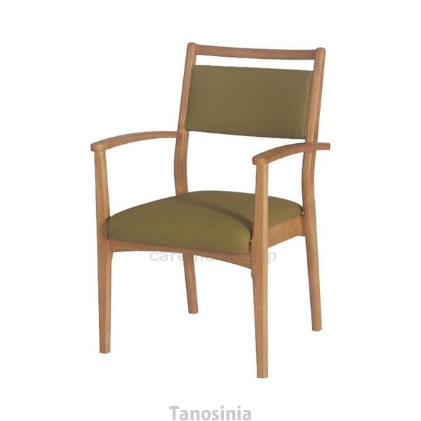 スタックEVO スタッキングチェア 木部：ナチュラル シート：グリーン フジシ 2444SEVPNA...