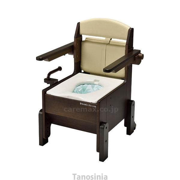 ラップポン・プリート（S）暖房便座 / PLSEW12  介護用品 ポータブルトイレ 簡単処理 自動...