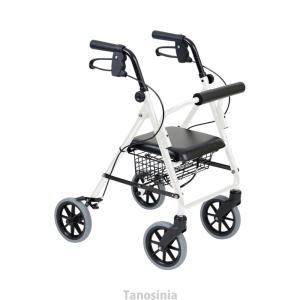 フォルテ 歩行車 シルバーカー 二筋格子ブルー 島製作所 k24-1買い物