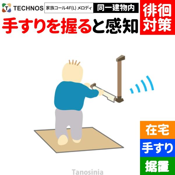 介護 認知症 徘徊 通知 徘徊対策 徘徊防止 離床センサー 送受信器セット 家族コール4 FタイプL...