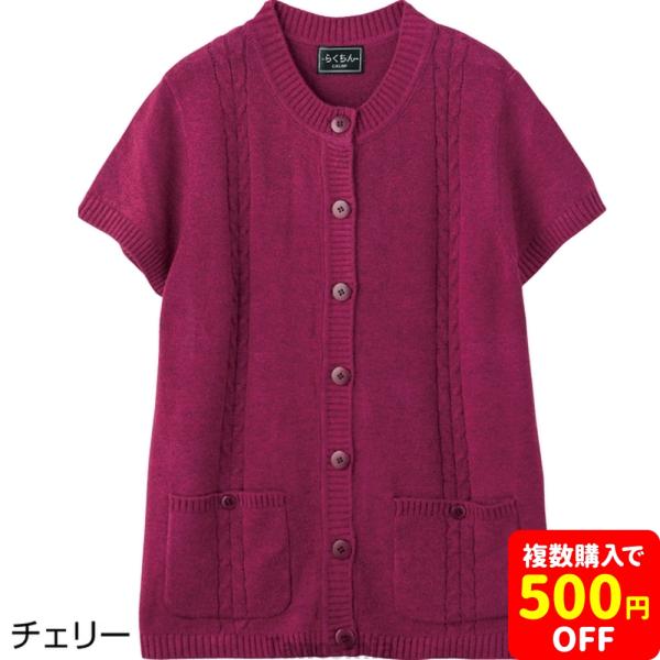 ニット斜めボタンホールベスト 婦人向け ベスト カーディガン 女性用 レディース 2025年 秋冬シ...