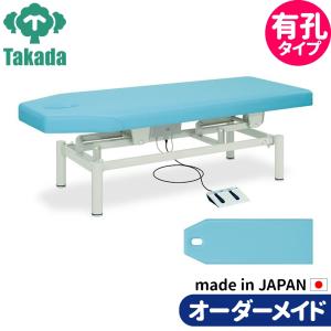 電動昇降ベッド 高田ベッド製作所 電動ベッド 電動昇降台 業務用ベッド 有孔電動フェリー TB-220U 整骨院 治療院 整体ベッド 施術台 施術ベッド エステベッド｜tanosinia