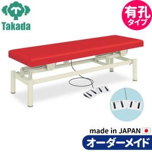 電動昇降ベッド 高田ベッド製作所 電動ベッド 電動昇降台 業務用ベッド 有孔電動EXベッド TB-763U 整体ベッド 施術台 エステベッド オーダーメイド 日本製｜tanosinia