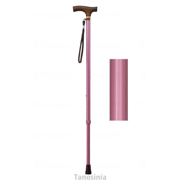 夢ライフステッキ 伸縮型（スリムタイプ） 009711 ウェルファン 滑り止め 介護 柄杖 伸縮 花...