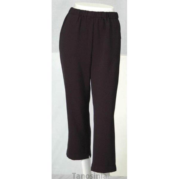 婦人用裾開きファスナー付きスラックス60丈