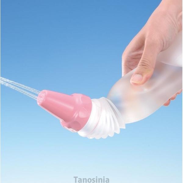 おしりシャワー300プラス（首振りタイプ）　おしりシャワー 角度固定タイプ グリーン 300mL リ...