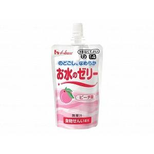 介護食 水分補給 お水のゼリー ピーチ味 120g ハウス食品 THA｜tanosinia