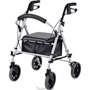 カワムラサイクル 屋内外両用 4輪 歩行器 KW41 抑速ブレーキ付きタイプ