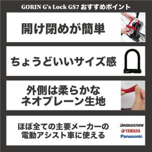 極太 自転車バッテリーロック バッテリー盗難対...の詳細画像2