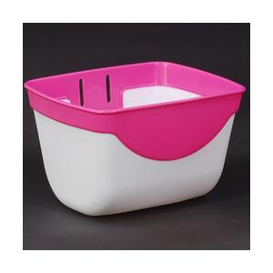 幼児用前かご　SW-911　プラバスケット　ピンク×ホワイト