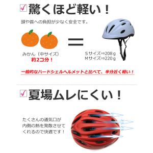 SGマーク 子供用ヘルメット キアーロ T-H...の詳細画像3