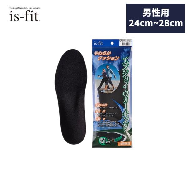 is-fit エンジョイウォーキングインソール　男性用 24.0〜28.0cm　M088-2788　...