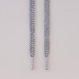 is fit 靴ひも オールラメ平紐 120c...の詳細画像1