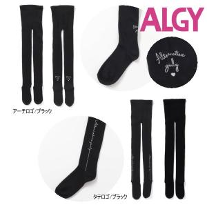 22'秋冬新作 ALGY アルジー ロゴタイツ g555012/g555022 ソックス 子ども服 ジュニアJr メール便送料無料対象外(160円)｜tanpopokids