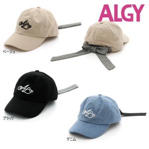 【セール/10%OFF】24'春新作 ALGY アルジー 2WAYりぼんキャップ g168034 帽子 子供服 ガールズ キッズ ジュニアJr メール便送料無料｜tanpopokids