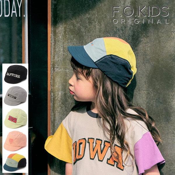 【セール/10%OFF】26'夏新作 F.O.KIDS エフオーキッズ ロゴデザインジェットキャップ...