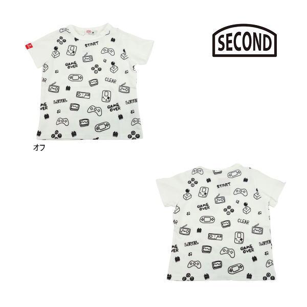 【セール/30%OFF】23'夏新作 JEANS-b ジーンズベー GAME総柄Tシャツ 半袖 半そ...