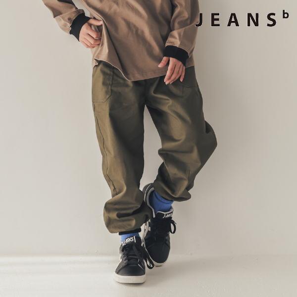 【セール/30%OFF】24'秋冬新作 JEANS-b ジーンズベー 足口リブツイルロングパンツ 3...