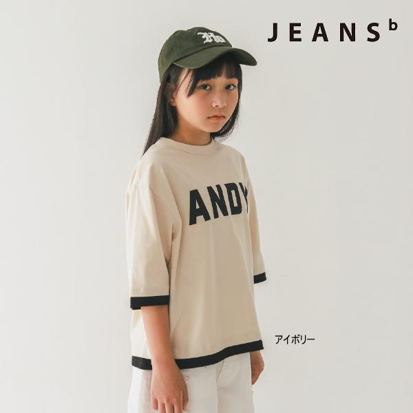 【セール/30%OFF】25'夏新作 JEANS-b ジーンズベー ANDYレイヤード風Tシャツ 3...