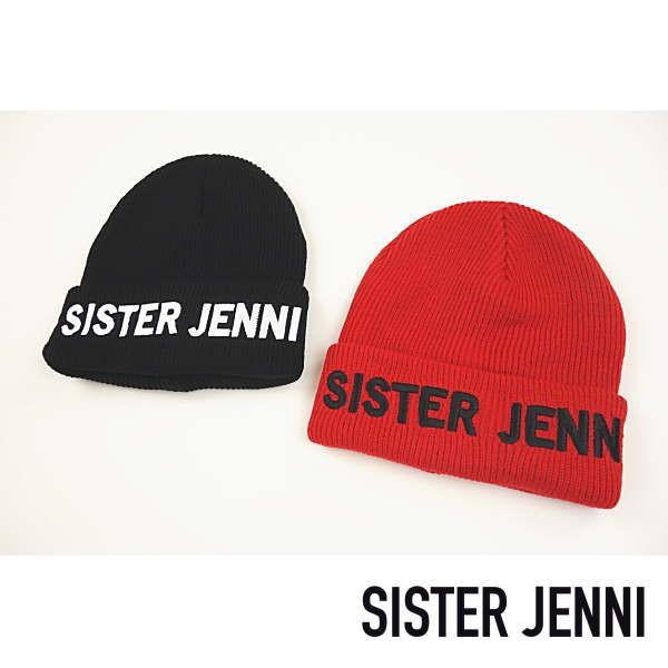 【セール/20%OFF】19'秋新作 JENNI ジェニィ SISTERJENNIロゴ刺繍ニットキャ...