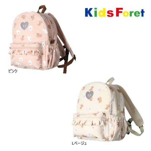 【セール/10%OFF】24'秋冬新作 KIDS FORET キッズフォレット プードル総柄撥水ボン...