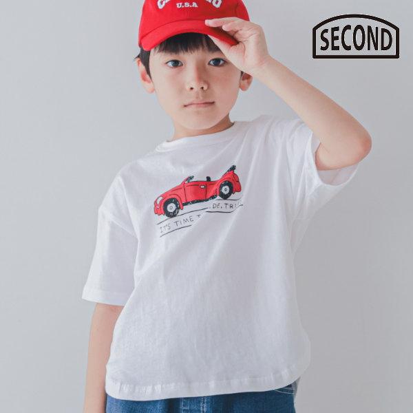 26'夏新作 SECOND セカンド WEST ADVENTUREくるまTシャツ 860132 半袖...