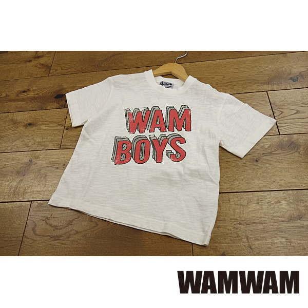 【セール/30%OFF】19&apos;春新作 WAMWAM ワムワム WAMBOYS重ねロゴptTシャツ 子...