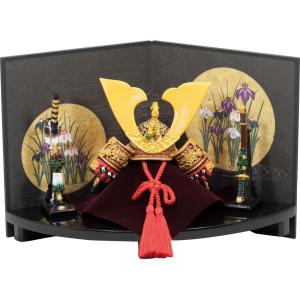 五月人形 「具足」 7号サイズ 桂 | 兜 端午の節句 飾り 兜飾り 一刀彫