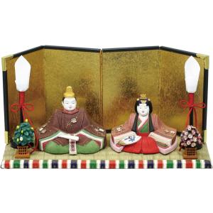 雛人形 コンパクト 彩寿木製七段飾り(茶) ひな人形 雛飾り お雛様 収納