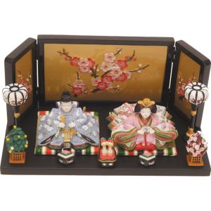 雛人形 コンパクト 九重中雛 新三段飾り ひな人形 初節句 3053 丹青堂