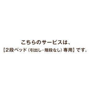 7日+5% 【2段ベッド(引出し・階段なし)専...の詳細画像1