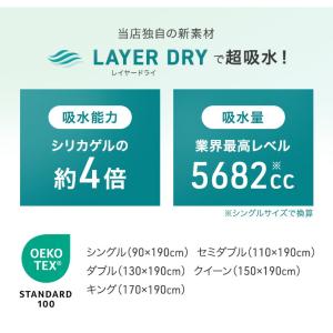 本日+5% 除湿シート シングル 2枚組 シリ...の詳細画像1
