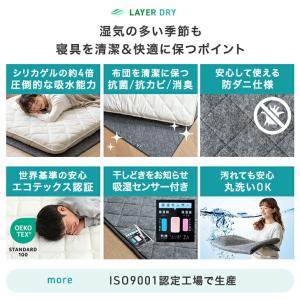 本日+5% 除湿シート シングル 2枚組 シリ...の詳細画像5