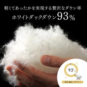 羽毛布団 シングル ロング 掛け布団 洗える ...の詳細画像3