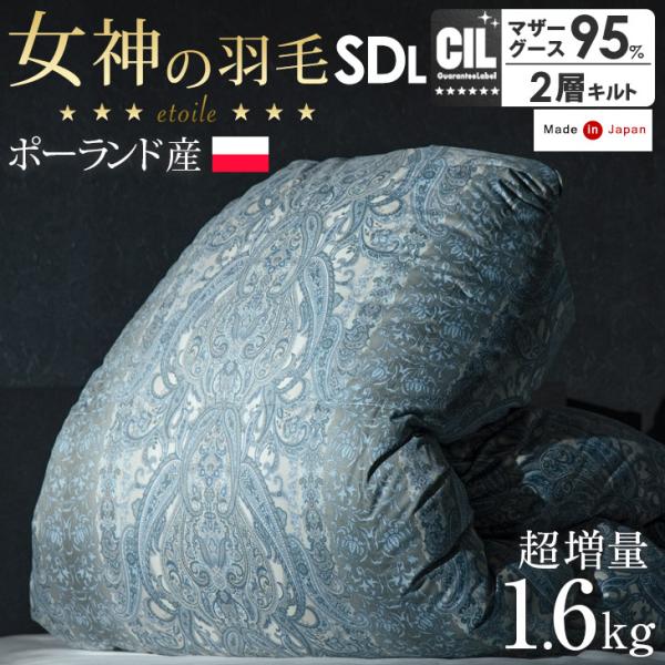 羽毛布団 セミダブル 掛け布団 暖かい 掛布団 冬用 羽毛掛布団 冬 羽毛 布団 マザーグースダウン...