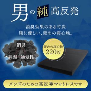 マットレス キング 三つ折り 竹炭入り 消臭 ...の詳細画像1