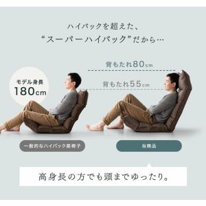 本日+5% 座椅子 1人掛け ハイバック リク...の詳細画像2