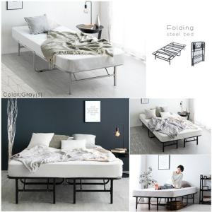 ベッド ダブル 折りたたみベッド ダブルベッド...の詳細画像2