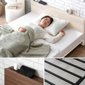 ローベッド ダブル ベッドフレーム ベッド コ...の詳細画像4