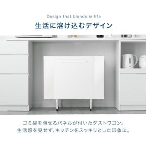 ゴミ箱 おしゃれ 分別 キッチン ダストワゴン...の詳細画像2