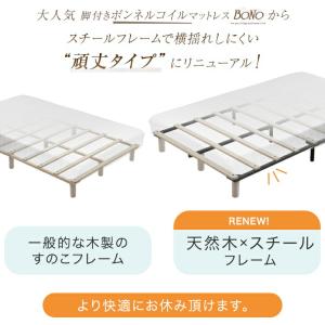 ベッド 脚付きマットレス シングル 厚み20c...の詳細画像2