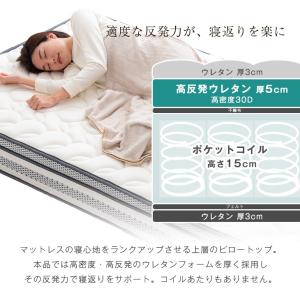 マットレス シングル 超高密度コイル ピロート...の詳細画像4