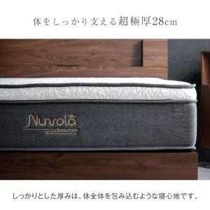マットレス クイーン 極厚28cm ポケットコ...の詳細画像2