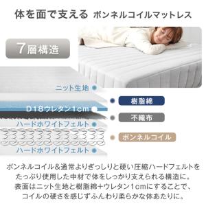 脚付きマットレス シングル 脚付きマットレスベ...の詳細画像5