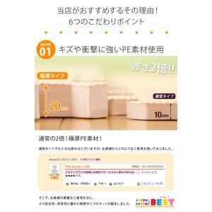 ジョイントマット 厚手 2cm 大判 16枚 ...の詳細画像3