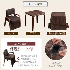 こたつ パーソナルこたつ 3点セット 長方形 ...の詳細画像1