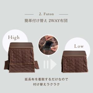 こたつ パーソナルこたつ 3点セット 長方形 ...の詳細画像5