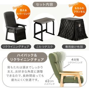 こたつ パーソナルこたつ 3点セット こたつセ...の詳細画像1