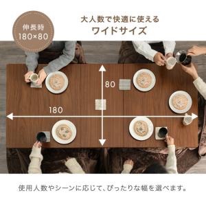 本日+5% こたつ ハイタイプ 長方形 こたつ...の詳細画像5