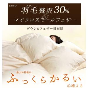 布団セット シングル 7点 敷き布団 布団 羽...の詳細画像5